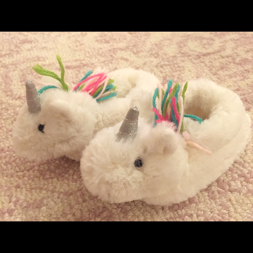 Baby girls unicorn booties/slippers